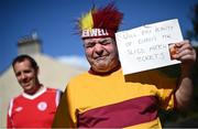 28 July 2022; Motherwell supporter Kenny Campbell before the UEFA Europa Conference League 2022/23 Second Qualifying Round First Leg match between Sligo Rovers and Motherwell at The Showgrounds in Sligo. Photo by David Fitzgerald/Sportsfile