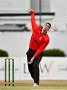 29 July 2022; Gareth Delany of Munster Reds during the Cricket Ireland Inter-Provincial Trophy match between North West Warriors and Munster Reds at Pembroke Cricket Club in Dublin. Photo by Sam Barnes/Sportsfile
