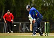 29 July 2022; Shane Getkate of North West Warriors during the Cricket Ireland Inter-Provincial Trophy match between North West Warriors and Munster Reds at Pembroke Cricket Club in Dublin. Photo by Sam Barnes/Sportsfile
