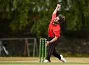 29 July 2022; Tyrone Kane of Munster Reds during the Cricket Ireland Inter-Provincial Trophy match between North West Warriors and Munster Reds at Pembroke Cricket Club in Dublin. Photo by Sam Barnes/Sportsfile