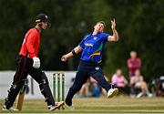29 July 2022; Craig Young of North West Warriors during the Cricket Ireland Inter-Provincial Trophy match between North West Warriors and Munster Reds at Pembroke Cricket Club in Dublin. Photo by Sam Barnes/Sportsfile