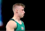 29 July 2022; Ewan McAteer of Northern Ireland after competing in the men's vault qualification at Arena Birmingham in Birmingham, England. Photo by Paul Greenwood/Sportsfile