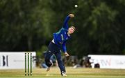 29 July 2022; Scott Macbeth of North West Warriors during the Cricket Ireland Inter-Provincial Trophy match between North West Warriors and Munster Reds at Pembroke Cricket Club in Dublin. Photo by Sam Barnes/Sportsfile