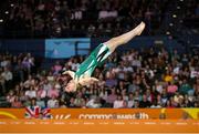 29 July 2022; Eamon Montgomery of Northern Ireland competing in the men's floor qualification at Arena Birmingham in Birmingham, England. Photo by Paul Greenwood/Sportsfile