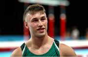 29 July 2022; Ewan McAteer of Northern Ireland after competing in the men's vault qualification at Arena Birmingham in Birmingham, England. Photo by Paul Greenwood/Sportsfile