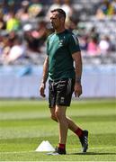 16 July 2022; Mayo manager Michael Moyles before the TG4 All-Ireland Ladies Football Senior Championship Semi-Final match between Kerry and Mayo at Croke Park in Dublin. Photo by Piaras Ó Mídheach/Sportsfile