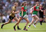 16 July 2022; Lucy Wallace of Mayo during the TG4 All-Ireland Ladies Football Senior Championship Semi-Final match between Kerry and Mayo at Croke Park in Dublin. Photo by Piaras Ó Mídheach/Sportsfile
