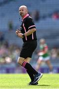 16 July 2022; Referee Jonathan Murphy during the TG4 All-Ireland Ladies Football Senior Championship Semi-Final match between Kerry and Mayo at Croke Park in Dublin. Photo by Piaras Ó Mídheach/Sportsfile