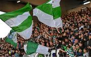 26 July 2022; Shamrock Rovers supporters during the UEFA Champions League 2022-23 Second Qualifying Round Second Leg match between Shamrock Rovers and Ludogorets at Tallaght Stadium in Dublin. Photo by Ramsey Cardy/Sportsfile