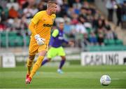 26 July 2022; Ludogorets goalkeeper Sergio Padt during the UEFA Champions League 2022-23 Second Qualifying Round Second Leg match between Shamrock Rovers and Ludogorets at Tallaght Stadium in Dublin. Photo by Ramsey Cardy/Sportsfile