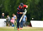 29 July 2022; Mark Adair of Northern Knights during the Cricket Ireland Inter-Provincial Trophy match between Northern Knights and Leinster Lightning at Pembroke Cricket Club in Dublin. Photo by Sam Barnes/Sportsfile