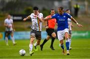 29 July 2022; James Clarke of Bohemians in action against Gary Boylan of Finn Harps during the Extra.ie FAI Cup First Round match between Finn Harps and Bohemians at Finn Park in Ballybofey, Donegal. Photo by Ramsey Cardy/Sportsfile