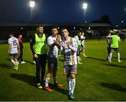 29 July 2022; Ali Coote of Bohemians after his side's victory in the Extra.ie FAI Cup First Round match between Finn Harps and Bohemians at Finn Park in Ballybofey, Donegal. Photo by Ramsey Cardy/Sportsfile