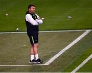 29 July 2022; Bangor Celtic manager John Scott during the Extra.ie FAI Cup First Round match between Bangor Celtic and Shamrock Rovers at Tallaght Stadium in Dublin. Photo by Piaras Ó Mídheach/Sportsfile