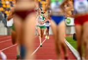 30 July 2022; Lucy Foster of Team Ireland competing in the girls 1500m final during day six of the 2022 European Youth Summer Olympic Festival at Banská Bystrica, Slovakia. Photo by Eóin Noonan/Sportsfile