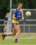 30 July 2022; Action from the Currentaccount.ie All-Ireland Senior Ladies Football Club 7-a-side match between Clanna Gael in Roscommon and Corofin in Galway at Naomh Mearnóg's GAA club in Dublin. Photo by Brendan Moran/Sportsfile