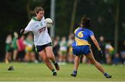 30 July 2022; Action from the Currentaccount.ie All-Ireland Senior Ladies Football Club 7-a-side match between Clanna Gael in Roscommon and Corofin in Galway at Naomh Mearnóg's GAA club in Dublin. Photo by Brendan Moran/Sportsfile