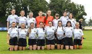 30 July 2022; The Wexford & District Women’s League squad before the FAI Women's Under-19 InterLeague Cup Final match between Galway District League and Wexford & District Women's League at Leah Victoria Park in Tullamore, Offaly. Photo by Seb Daly/Sportsfile