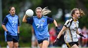 30 July 2022; Action from the Currentaccount.ie All-Ireland Junior Ladies Football Club 7-a-side match between St Patrick's in Tipperary and Strabane Sigersons in Tyrone at Naomh Mearnóg's GAA club in Dublin. Photo by Piaras Ó Mídheach/Sportsfile