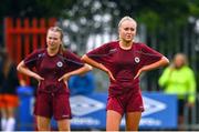 30 July 2022; Ellen Conlon of Galway District League during the FAI Women's Under-19 InterLeague Cup Final match between Galway District League and Wexford & District Women's League at Leah Victoria Park in Tullamore, Offaly. Photo by Seb Daly/Sportsfile