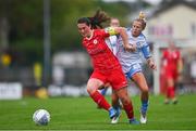 30 July 2022; Lauren Boles of Sligo Rovers in action against Emma Starr of Shelbourne during the SSE Airtricity Women's National League match between Sligo Rovers and Shelbourne at The Showgrounds in Sligo. Photo by Ben McShane/Sportsfile