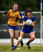30 July 2022; Action from the Currentaccount.ie All-Ireland Ladies Football Intermediate Club 7-a-side championship final between Parnells of London and Carrickedmond of Longford at Naomh Mearnóg's GAA club in Dublin. Photo by Brendan Moran/Sportsfile