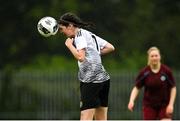 30 July 2022; Olivia Shannon of Wexford & District Women’s League during the FAI Women's Under-19 InterLeague Cup Final match between Galway District League and Wexford & District Women's League at Leah Victoria Park in Tullamore, Offaly. Photo by Seb Daly/Sportsfile