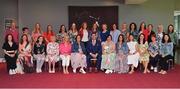 31 July 2022; The Waterford Jubilee teams from 1997 and 1998 before the TG4 All-Ireland Ladies Football Championship Finals at Croke Park in Dublin. Photo by Brendan Moran/Sportsfile