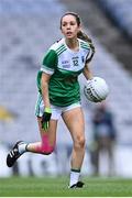 31 July 2022; Sarah Britton of Fermanagh during the TG4 All-Ireland Ladies Football Junior Championship Final match between Antrim and Fermanagh at Croke Park in Dublin. Photo by Piaras Ó Mídheach/Sportsfile