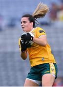 31 July 2022; Bronagh Devlin of Antrim during the TG4 All-Ireland Ladies Football Junior Championship Final match between Antrim and Fermanagh at Croke Park in Dublin. Photo by Piaras Ó Mídheach/Sportsfile