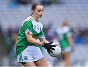 31 July 2022; Laura Grew of Fermanagh during the TG4 All-Ireland Ladies Football Junior Championship Final match between Antrim and Fermanagh at Croke Park in Dublin. Photo by Piaras Ó Mídheach/Sportsfile