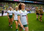 31 July 2022; Emma Duggan of Meath before the TG4 All-Ireland Ladies Football Senior Championship Final match between Kerry and Meath at Croke Park in Dublin. Photo by Ramsey Cardy/Sportsfile