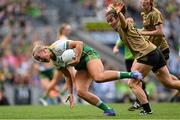 31 July 2022; Vikki Wall of Meath in action against Anna Galvin of Kerry during the TG4 All-Ireland Ladies Football Senior Championship Final match between Kerry and Meath at Croke Park in Dublin. Photo by Ramsey Cardy/Sportsfile