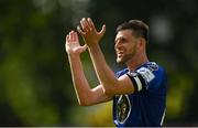 31 July 2022; Waterford captain Kilian Cantwell celebrates after his side's victory in the Extra.ie FAI Cup First Round match between St Patrick's Athletic and Waterford at Richmond Park in Dublin. Photo by Seb Daly/Sportsfile
