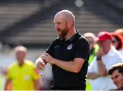 31 July 2022; Cobh Ramblers manager Shane Keegan during the Extra.ie FAI Cup First Round match between Cobh Ramblers and Cork City at St Colman's Park in Cobh, Cork. Photo by Michael P Ryan/Sportsfile