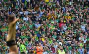 31 July 2022; Supporters during the TG4 All-Ireland Ladies Football Senior Championship Final match between Kerry and Meath at Croke Park in Dublin. Photo by Ramsey Cardy/Sportsfile