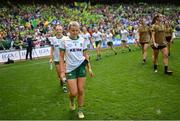 31 July 2022; Katie Newe of Meath before the TG4 All-Ireland Ladies Football Senior Championship Final match between Kerry and Meath at Croke Park in Dublin. Photo by Ramsey Cardy/Sportsfile