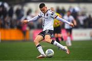 29 July 2022; Darragh Leahy of Dundalk during the Extra.ie FAI Cup First Round match between Dundalk and Longford Town at Oriel Park in Dundalk, Louth. Photo by Ben McShane/Sportsfile