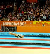 1 August 2022; Eamon Montgomery of Northern Ireland competing in the men's floor final at Arena Birmingham in Birmingham, England. Photo by Paul Greenwood/Sportsfile