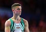 1 August 2022; Rhys McClenaghan of Northern Ireland after competing in the men's pommel horse final at Arena Birmingham in Birmingham, England. Photo by Paul Greenwood/Sportsfile