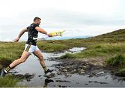 1 August 2022; Neil McManus of Antrim during the M. Donnelly GAA All-Ireland Poc Fada Finals at Cooley Mountains in Louth. Photo by Harry Murphy/Sportsfile