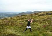 1 August 2022; Brian Treacy of Carlow during the M. Donnelly GAA All-Ireland Poc Fada Finals at Cooley Mountains in Louth. Photo by Harry Murphy/Sportsfile