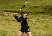 1 August 2022; Molly Lynch of Cork during the M. Donnelly GAA All-Ireland Poc Fada Finals at Cooley Mountains in Louth. Photo by Harry Murphy/Sportsfile