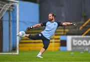 1 August 2022; Drogheda United goalkeeper Lee Steacy before the SSE Airtricity League Premier Division match between Drogheda United and UCD at Head in the Game Park in Drogheda, Louth. Photo by Ben McShane/Sportsfile