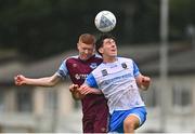 1 August 2022; Dara Keane of UCD in action against Darragh Nugent of Drogheda United during the SSE Airtricity League Premier Division match between Drogheda United and UCD at Head in the Game Park in Drogheda, Louth. Photo by Ben McShane/Sportsfile