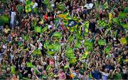 31 July 2022; Meath supporters during the TG4 All-Ireland Ladies Football Senior Championship Final match between Kerry and Meath at Croke Park in Dublin. Photo by Brendan Moran/Sportsfile