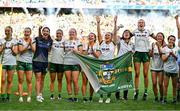 31 July 2022; Meath players celebrate after the TG4 All-Ireland Ladies Football Senior Championship Final match between Kerry and Meath at Croke Park in Dublin. Photo by Brendan Moran/Sportsfile