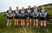 1 August 2022; The Senior Camogie participants after the M. Donnelly GAA All-Ireland Poc Fada Finals at Cooley Mountains in Louth. Photo by Harry Murphy/Sportsfile