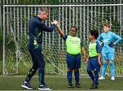 2 August 2022; Republic of Ireland manager Stephen Kenny during a visit to the INTERSPORT Elverys Summer Soccer Schools at Tullamore Town FC in Leah Victoria Park, Tullamore, Offaly. Photo by Harry Murphy/Sportsfile