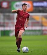 31 July 2022; James Finnerty of Galway United during the Extra.ie FAI Cup First Round match between Bluebell United and Galway United at Tolka Park in Dublin. Photo by Ben McShane/Sportsfile